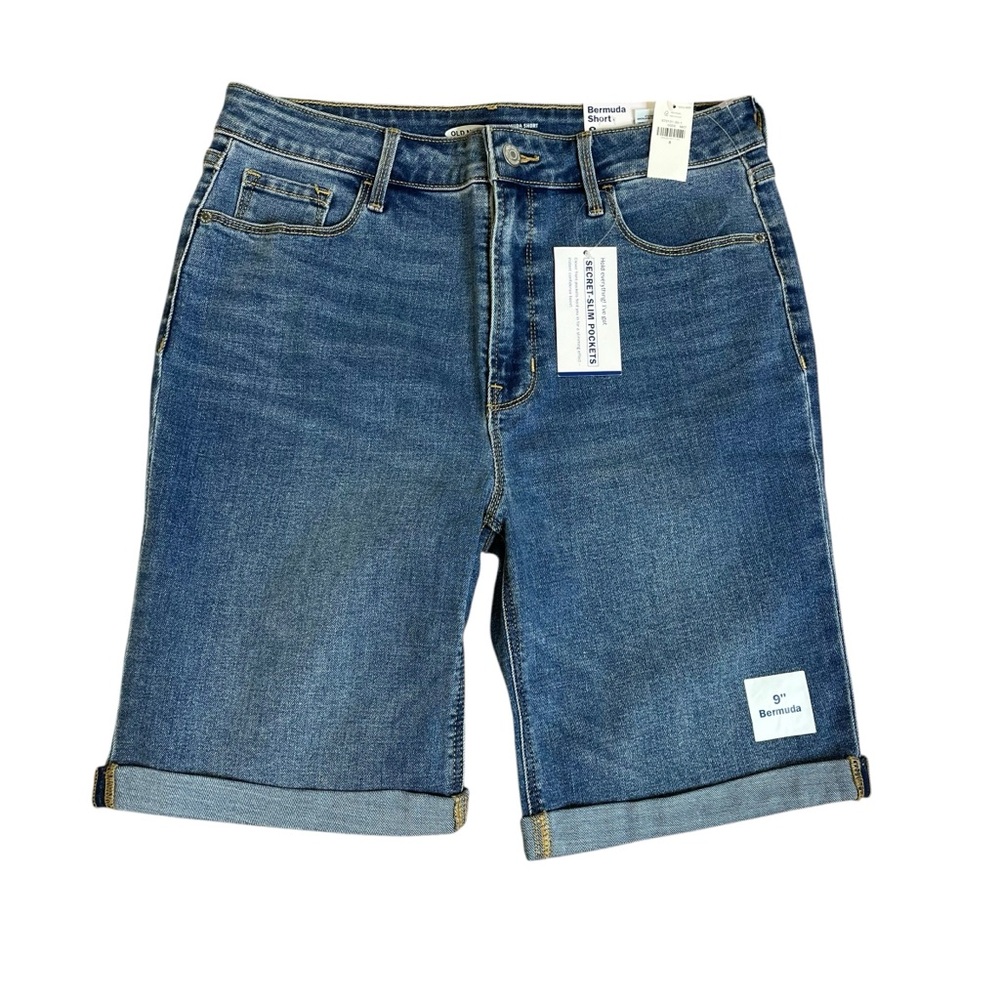 Old Navy Bermuda High Rise Shorts Sz 8